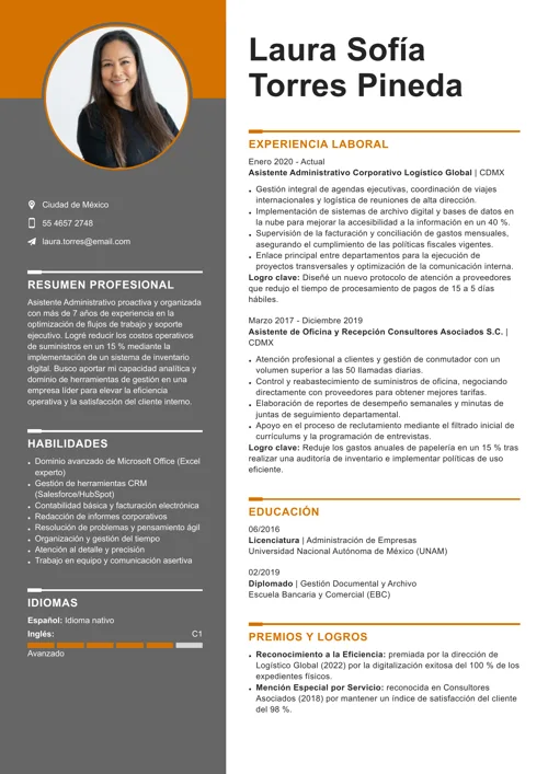 Ejemplo de CV básico