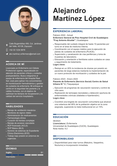 ejemplo de acerca de mí en un currículum