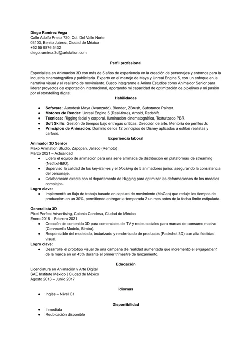 ejemplo de soft skills en un ejemplo de CV